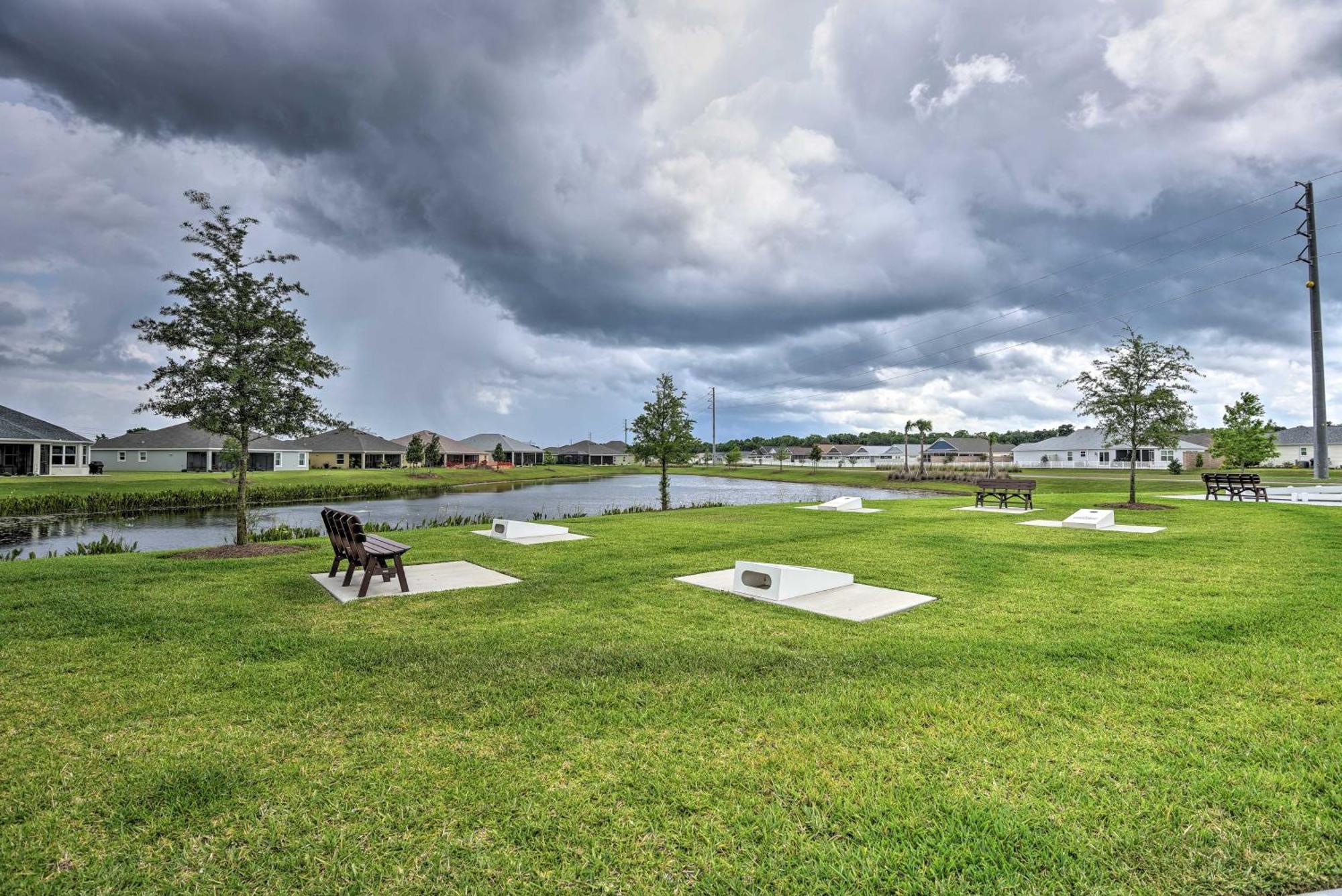 The Villages Vacation Rental With Lanai And Golf Cart! 외부 사진